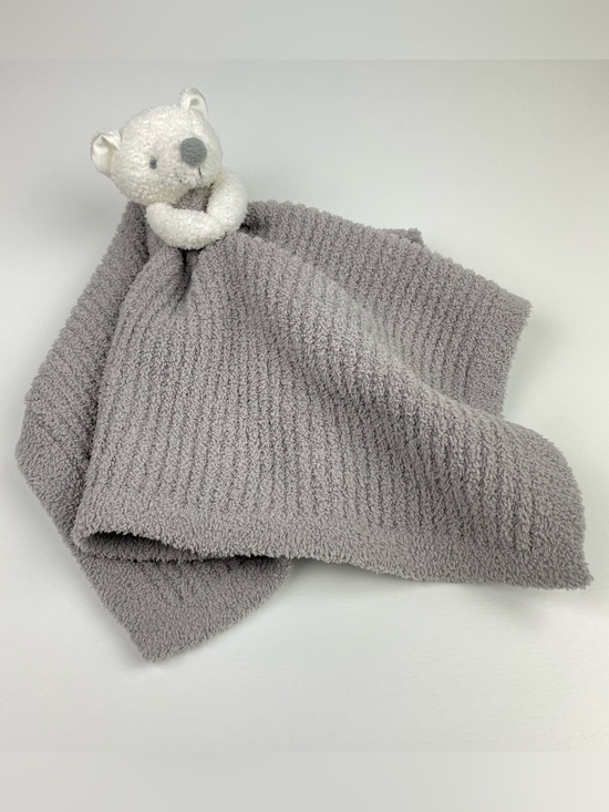Barefoot Dreams Other - Barefoot Dreams Grey Bear Buddie Lovey Unisex Baby Security Blanket CozyChic